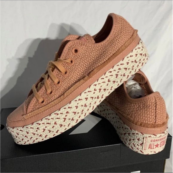 Converse CTAS Espadrille Ox Platform Sneakers Womans 6.5 New With Box - Picture 5 of 7